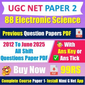 Ugc Net Electronic Science Question Paper 205 Pdf Download
