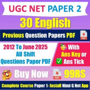 Ugc Net English Question Paper 2025 Pdf Download